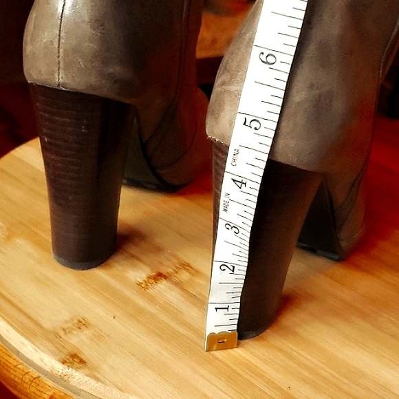 Luca Stefani Luxury Leather Pull-on Boots Color Coffee Only Tried On Store New - Picture 8 of 8